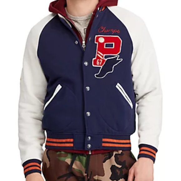 Polo Ralph Lauren Other - Polo Ralph Lauren Patwork Letterman Jacket